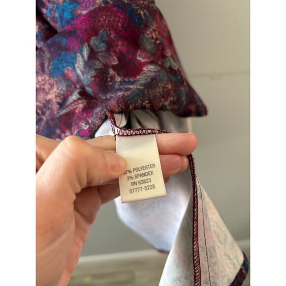 Christopher & Banks Womens Fairy Grunge Midi Skirt 8 Petite Purple Whimsigoth - Picture 6 of 7